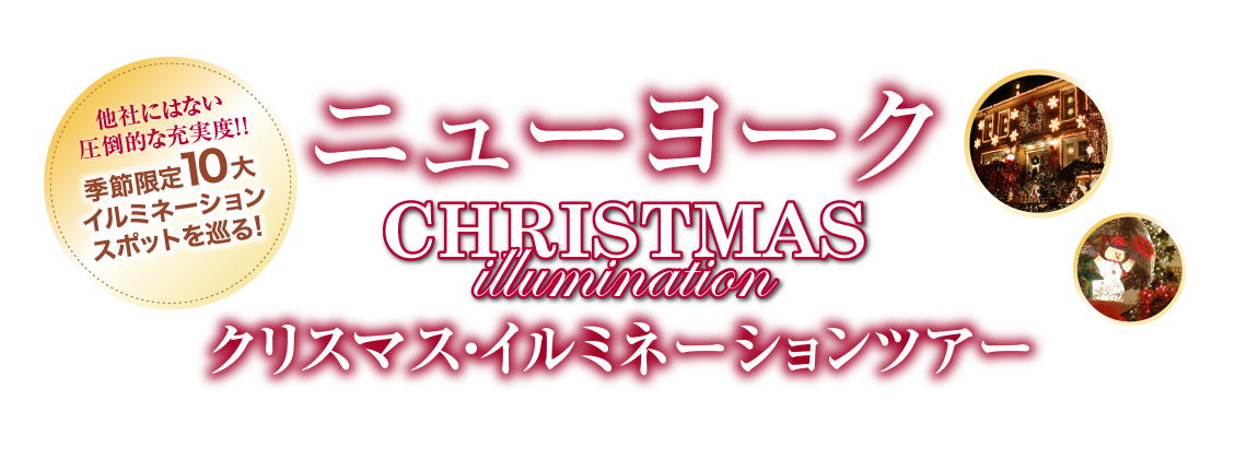 【ニューヨーク】クリスマス・イルミネーションツアー
