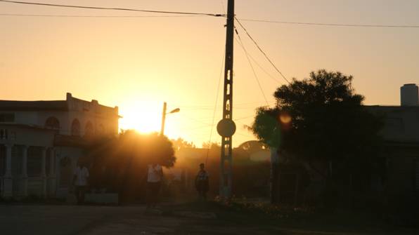 キューバの朝陽