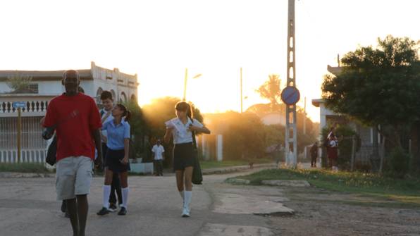 キューバの学生