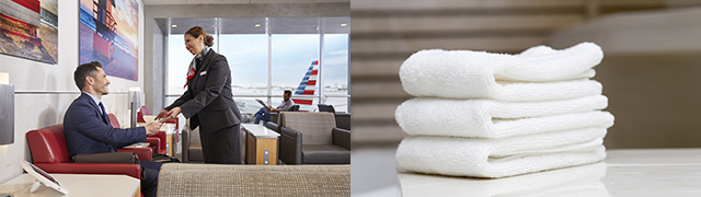 アメリカン航空　ラウンジ