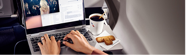 アメリカン航空　片道機内Wi-Fi無料