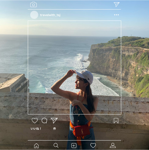 いつまでも眺めていられるバリ島の迫力満点の景色