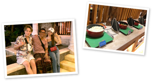 小腹も満たしてフライトの準備も万端！