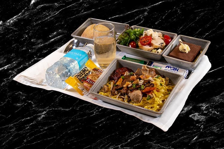 シンガポール航空の機内食