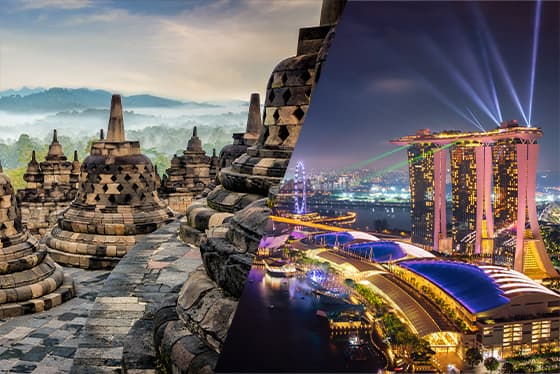 ジョグジャカルタ／シンガポール