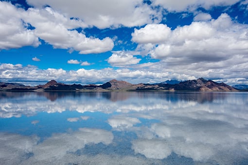 北米のウユニ塩湖