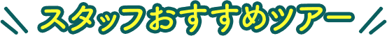 スタッフおすすめツアー