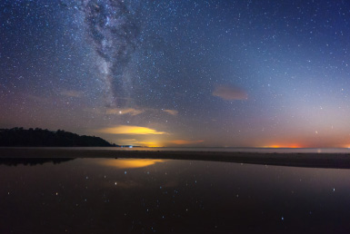 世界で最も空気がきれいな場所で星空鑑賞
