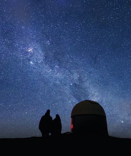 マウントジョン展望台の星空