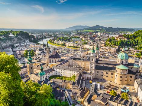 ザルツブルク：街並み