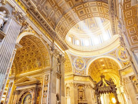 ローマ：サンピエトロ大聖堂（ヴァチカン）