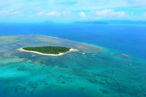 グレートバリアリーフにあるグリーン島