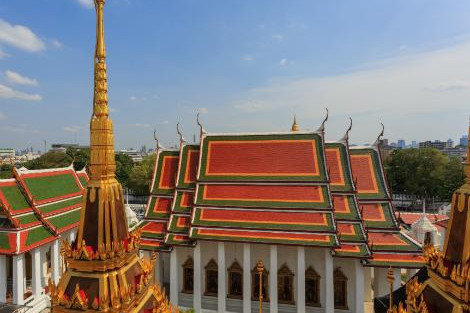バンコク：最も格式の高い寺院 ワットプラケオ