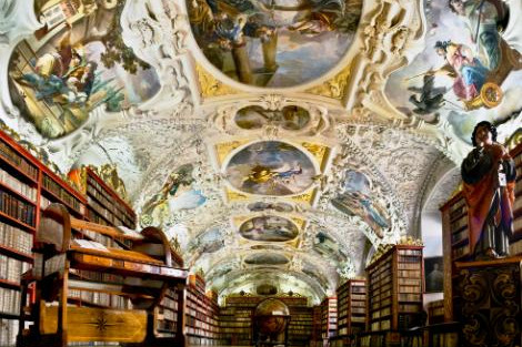 ◇◎プラハ：ストラホフ修道院図書室