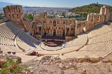◇◎アテネ：アクロポリスにある古代劇場