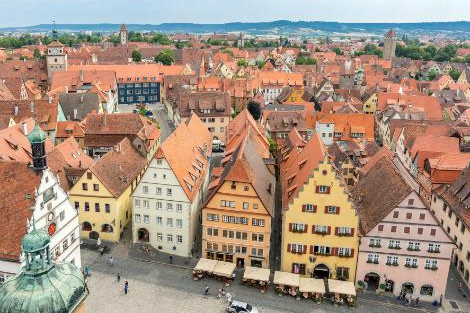 ローテンブルク：街並み