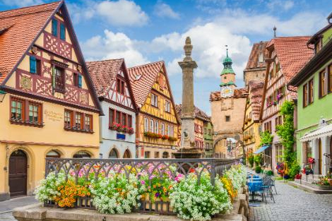 ローテンブルク：街並み