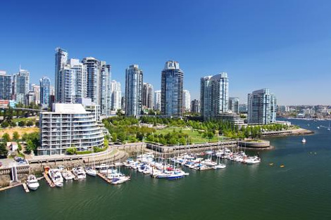 海に面したバンクーバー