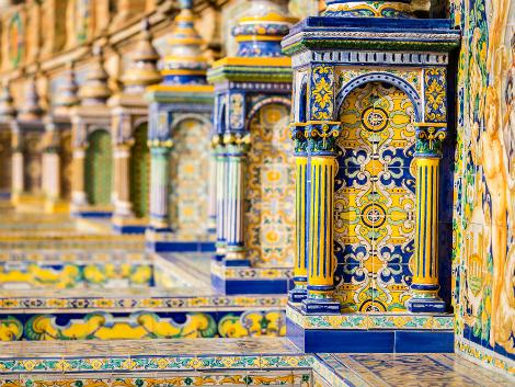 セビーリャ：カラフルな建造物