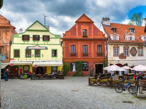 チェスキークルムロフ：街並み