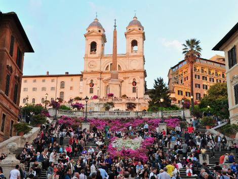 ローマ　スペイン階段