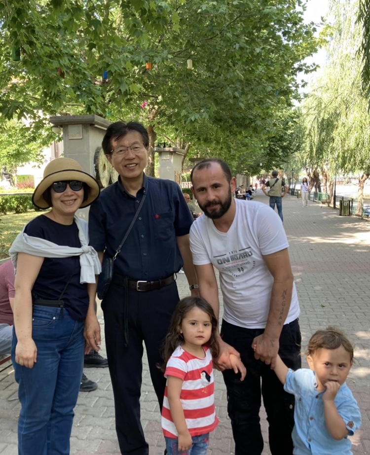 親日国トルコの方から記念撮影のリクエスト