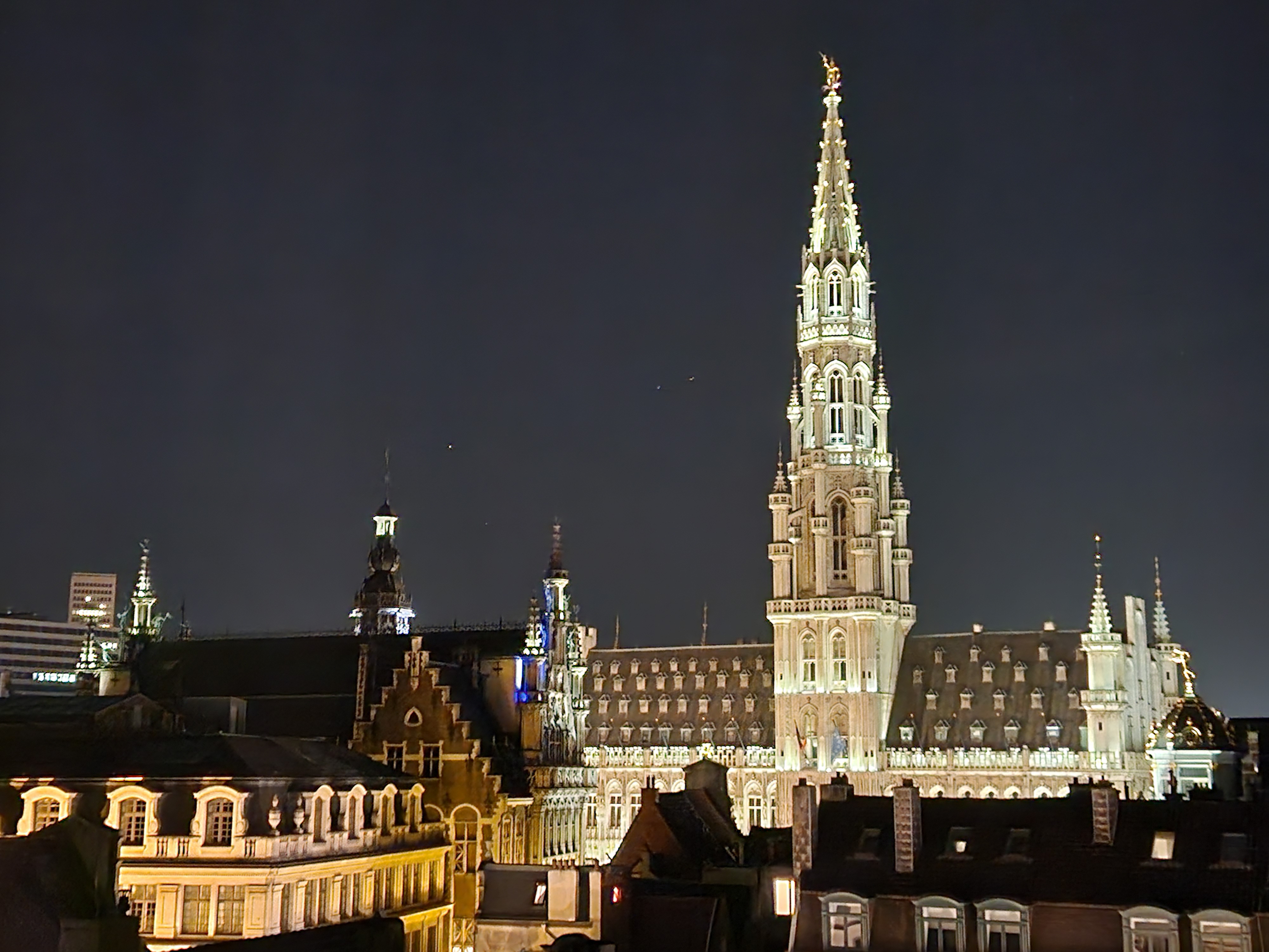 部屋からの夜景
