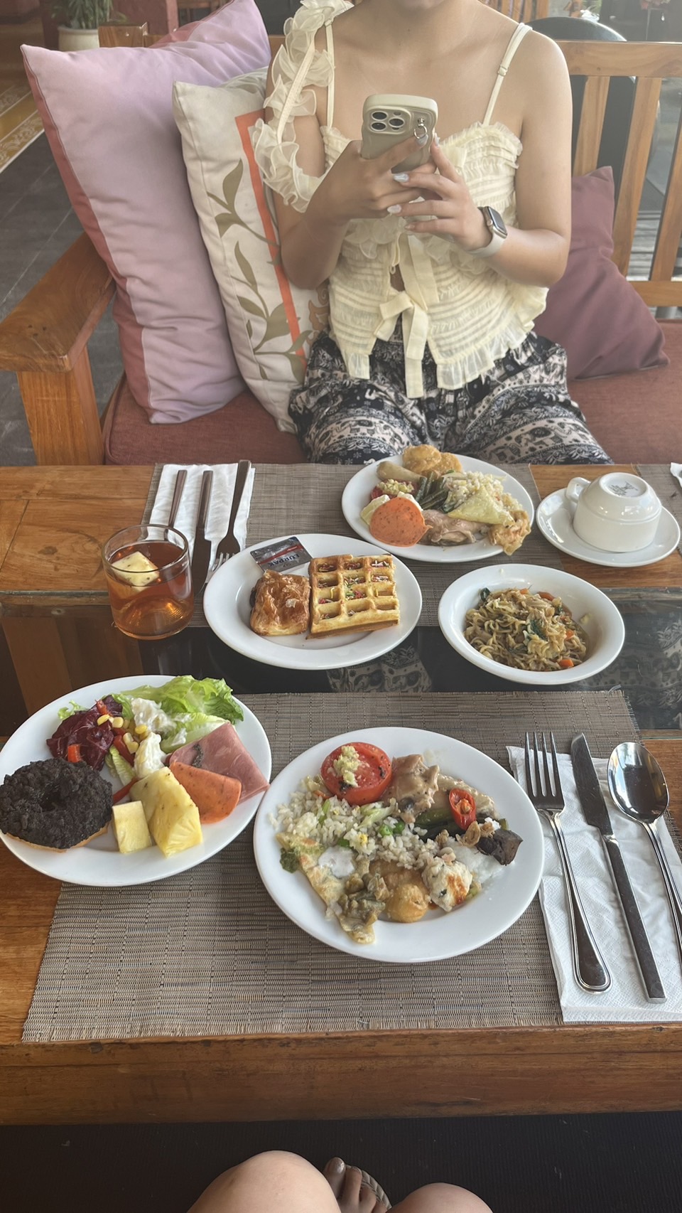 宿泊先ラマヤナ スイート＆リゾートの朝食