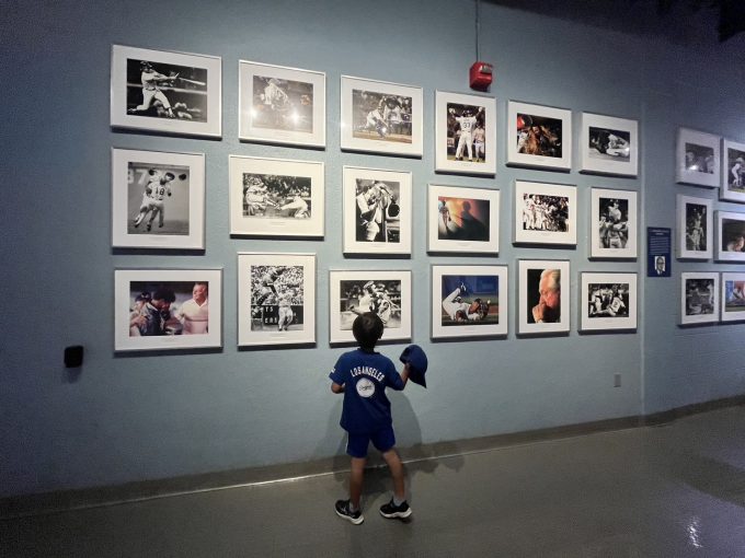 歴代有名選手の写真がずらり