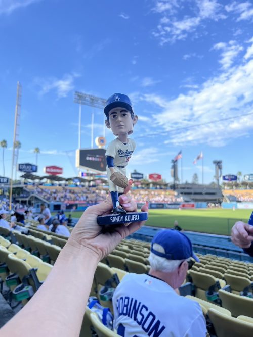 サンディ・コーファックスのボブルヘッド