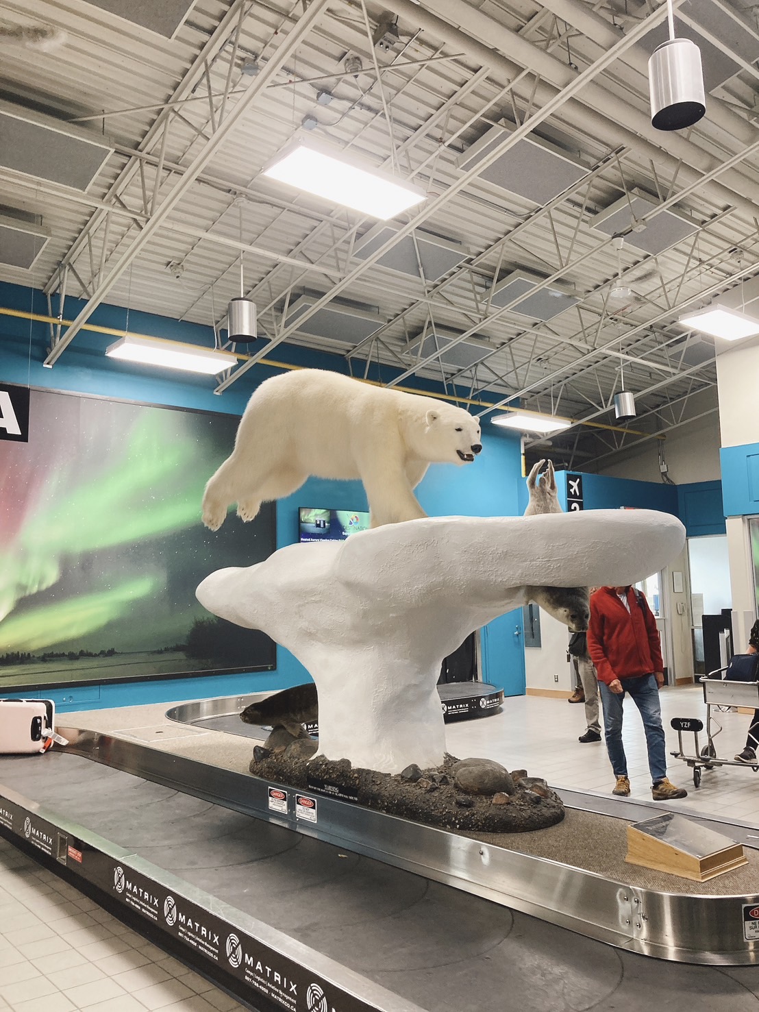 イエローナイフに到着