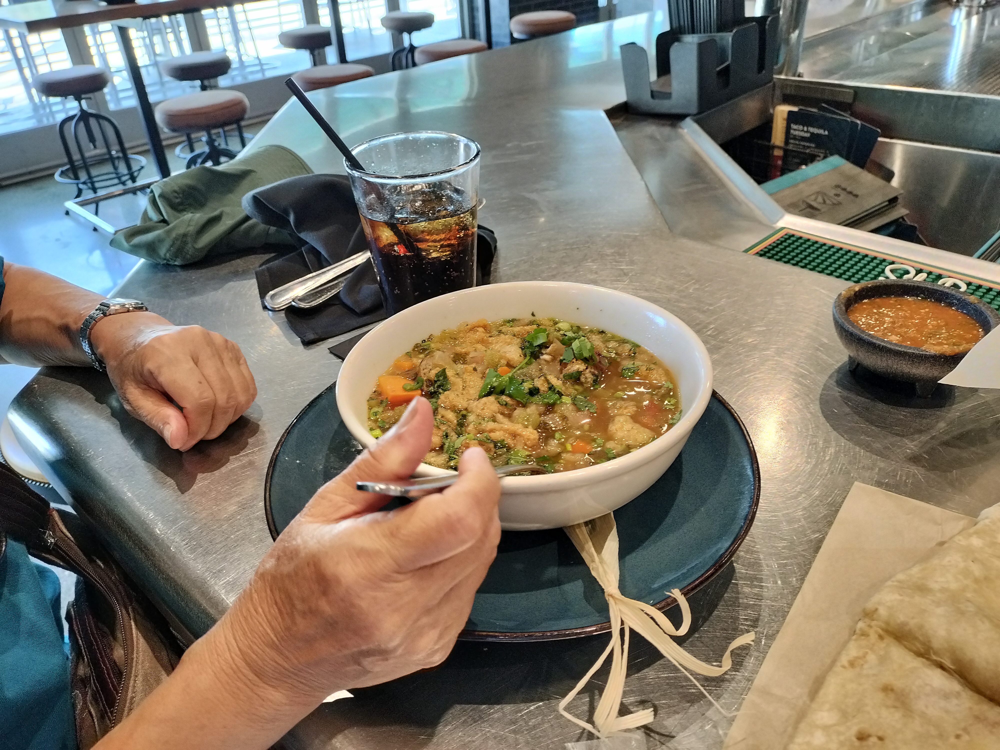 メキシコ料理店にて
