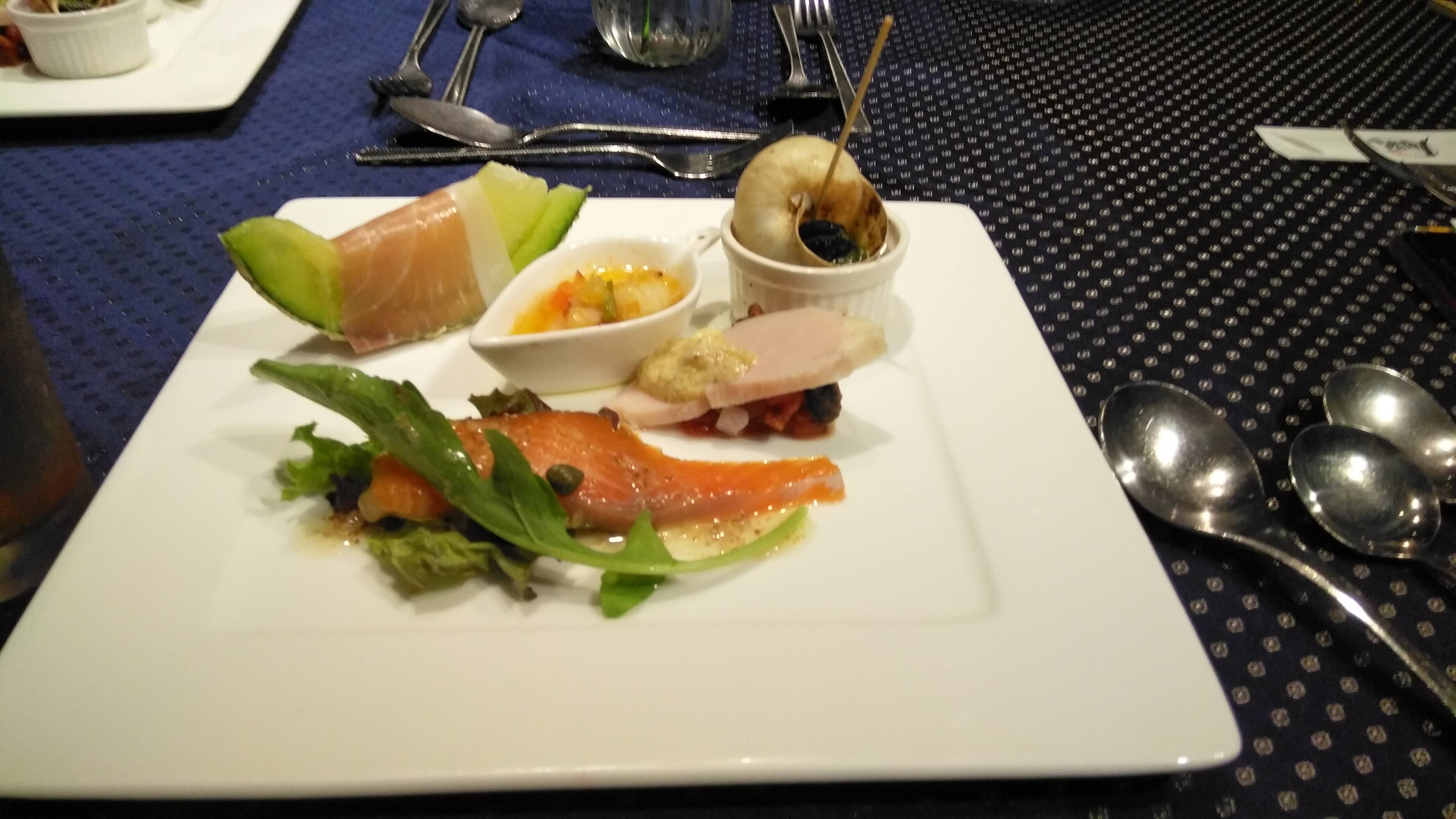 イタリアンレストランにて