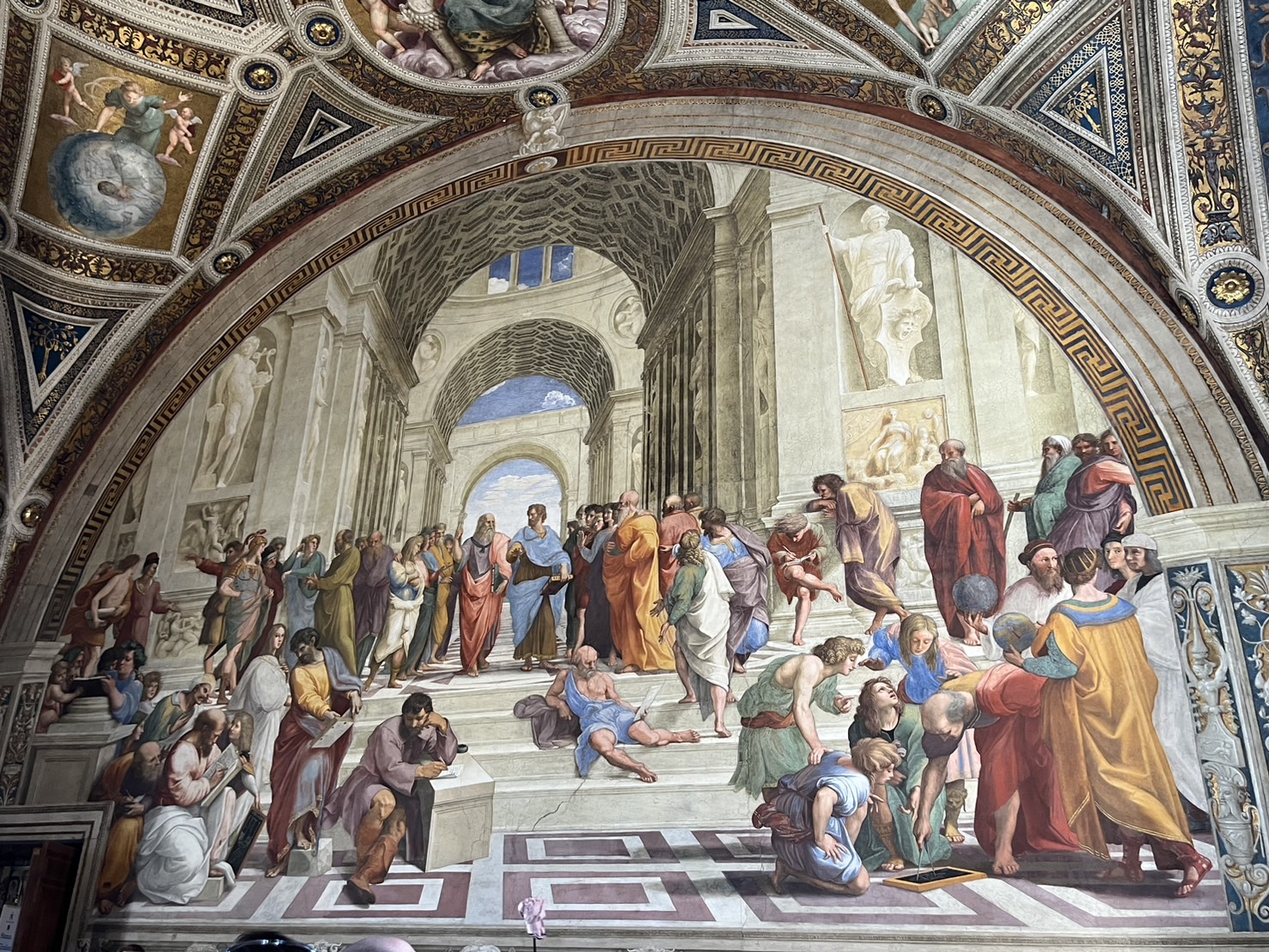 バチカン美術館にて