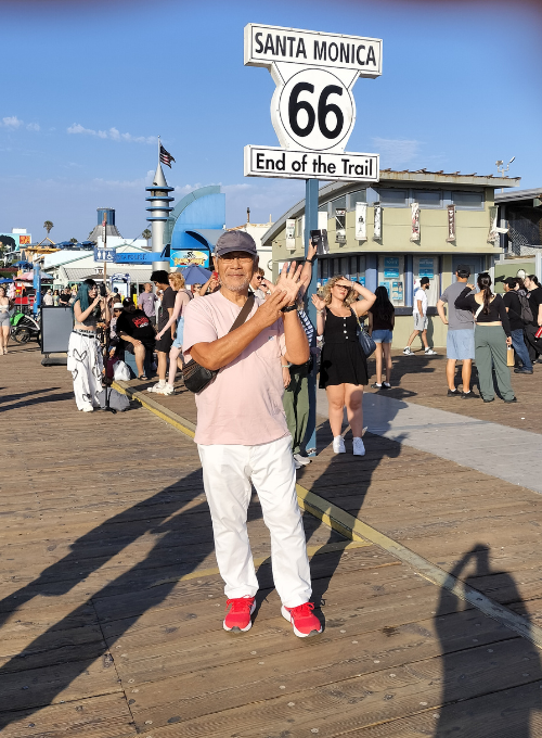 サンタモニカにて