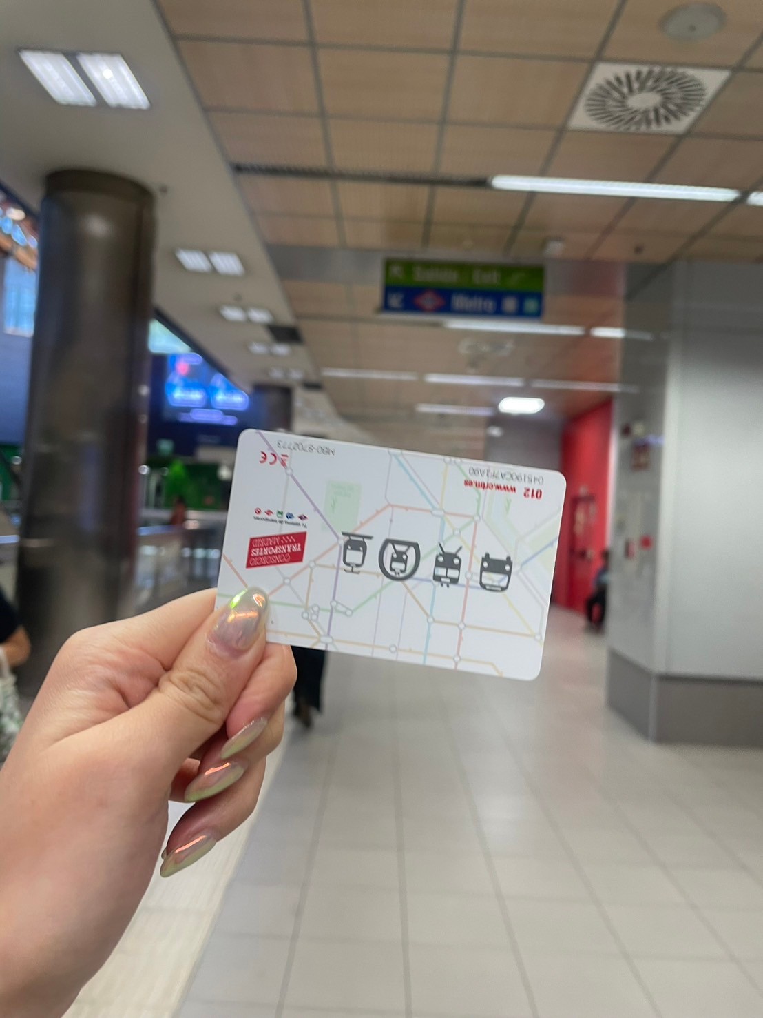 購入した交通チケット