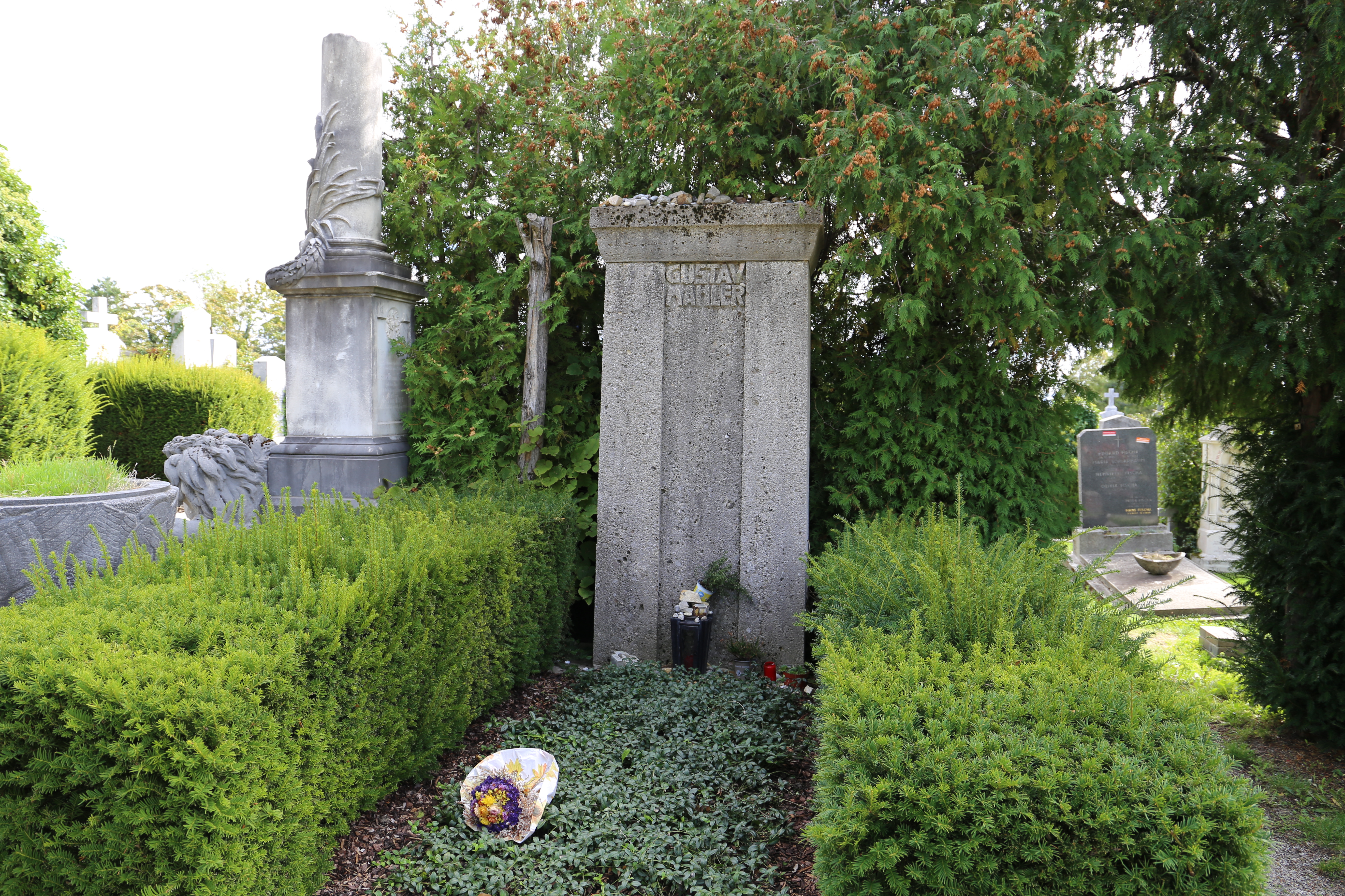 音楽家グスタフ・マーラーの墓