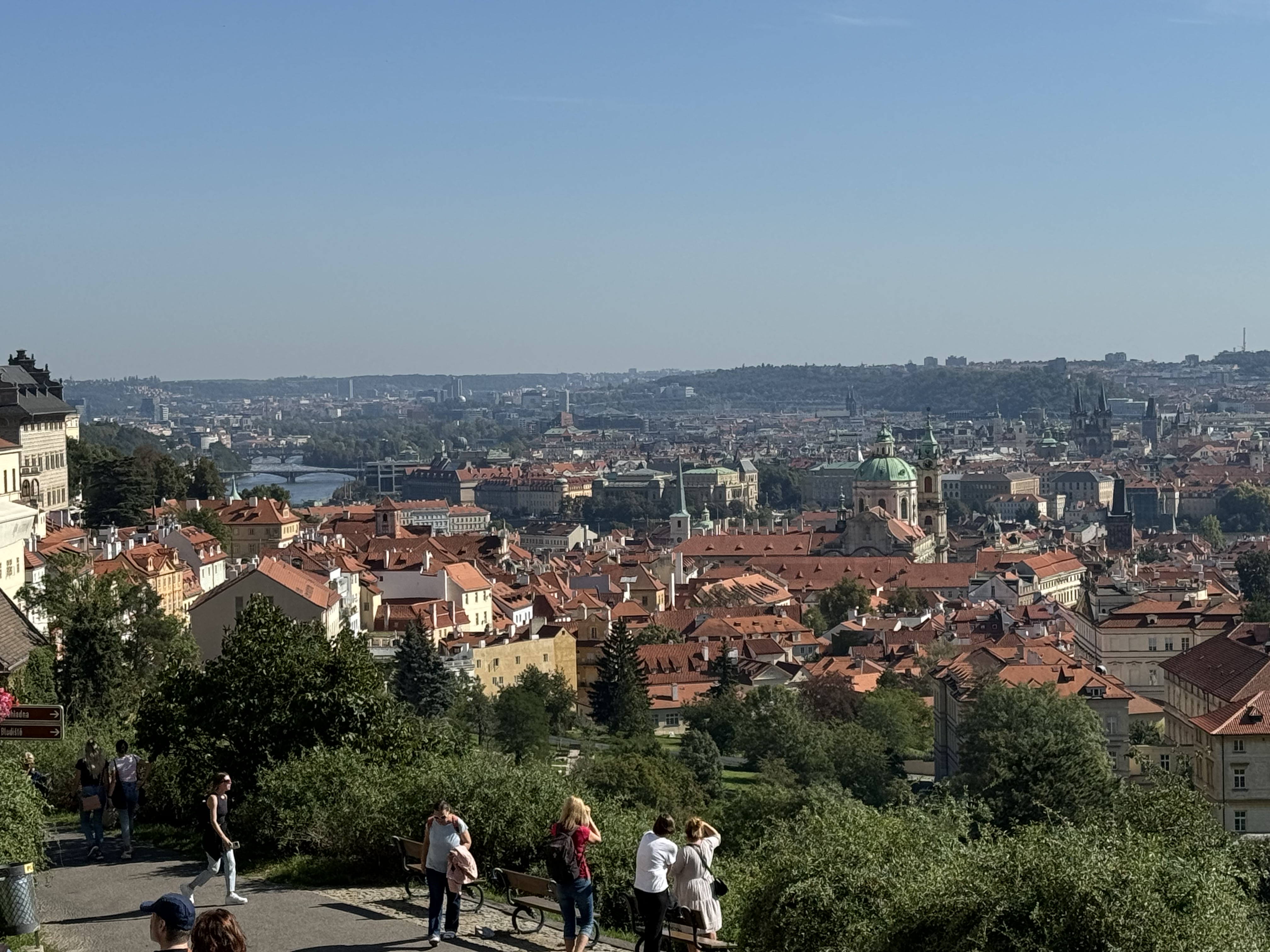 プラハ城よりプラハ市内の眺望