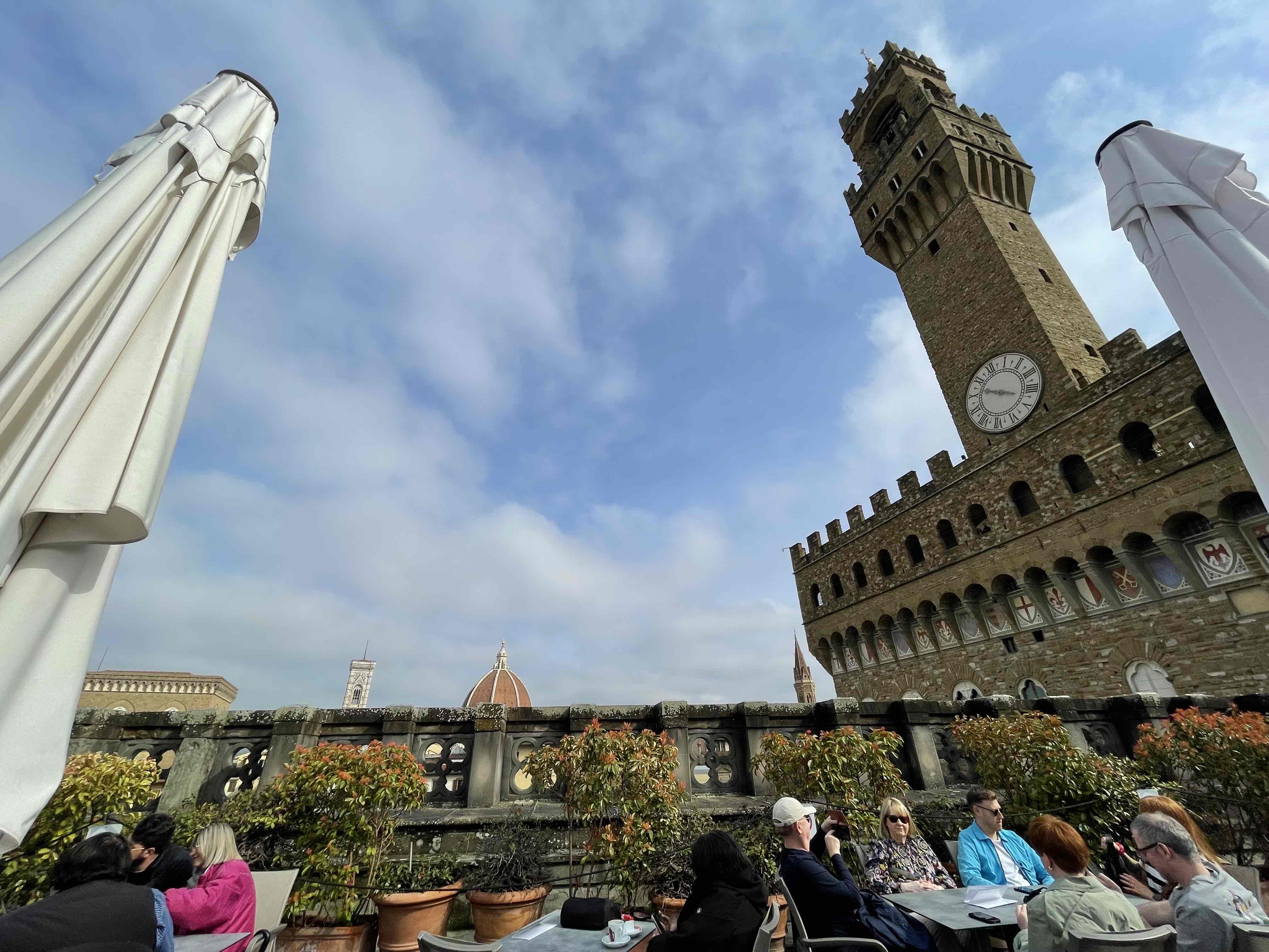 ウフィツィ美術館のカフェ