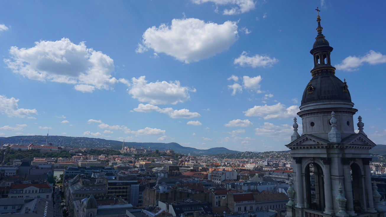 聖イシュトヴァーン大聖堂展望台からの景色