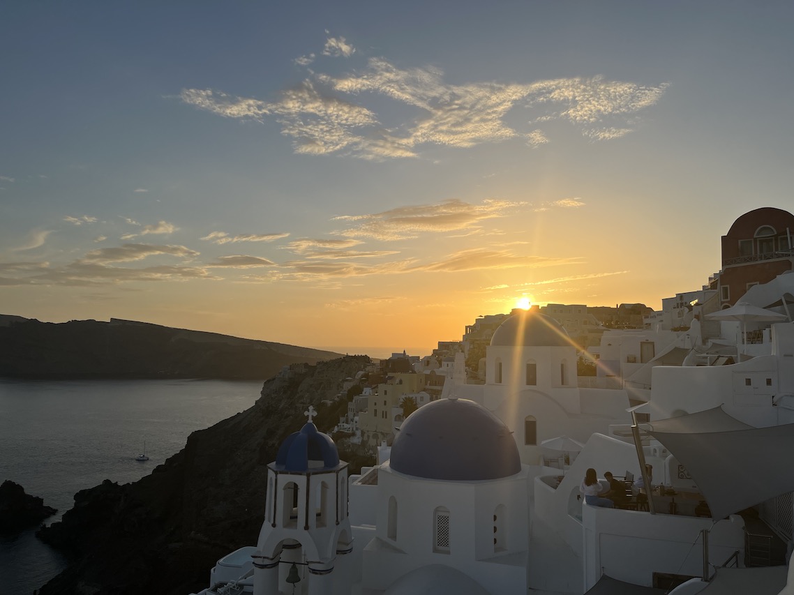素晴らしい夕暮れ風景