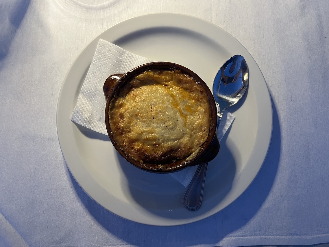 「Sin Athina」でいただいたムサカ