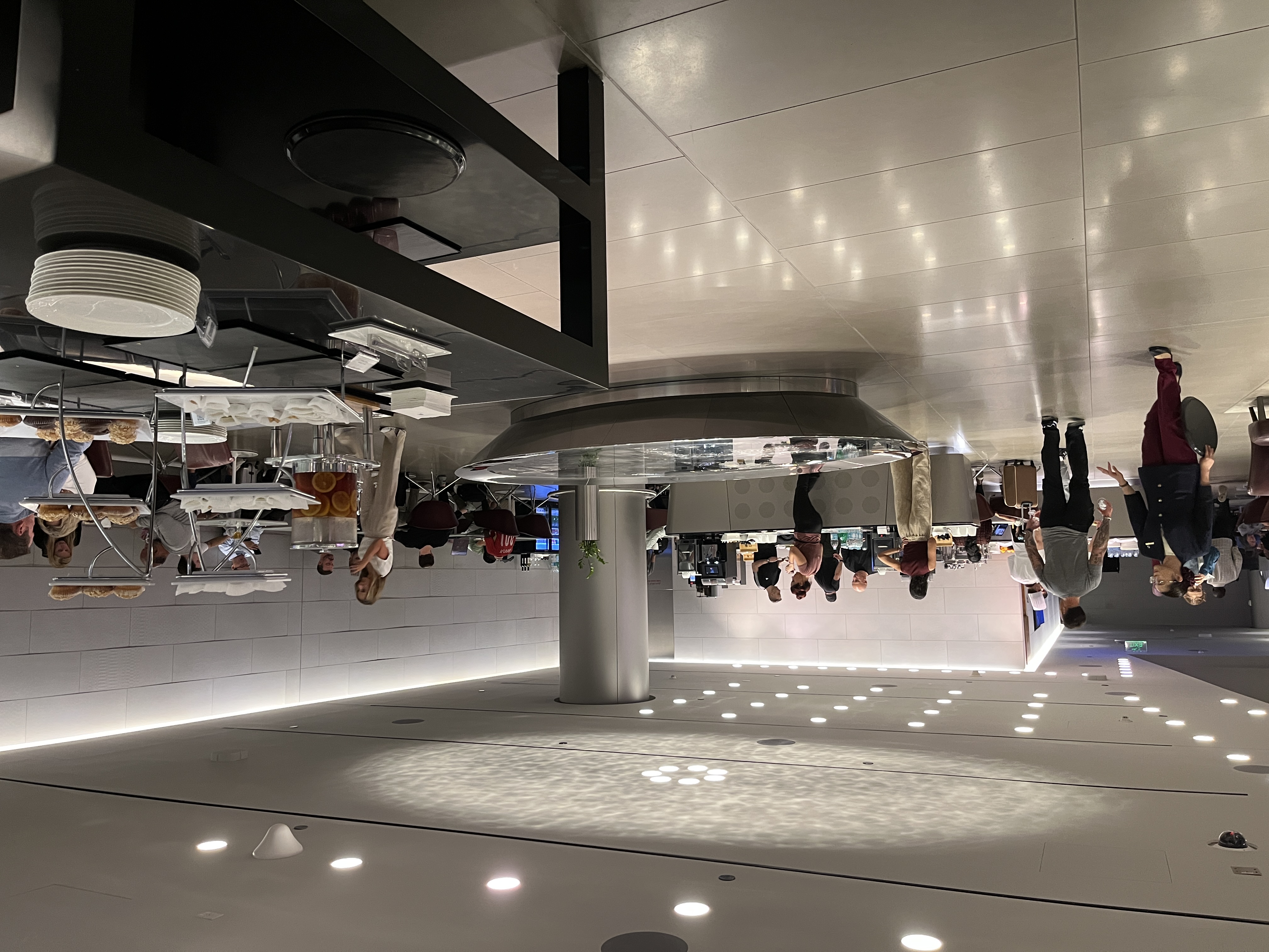 ドーハ空港内ラウンジ