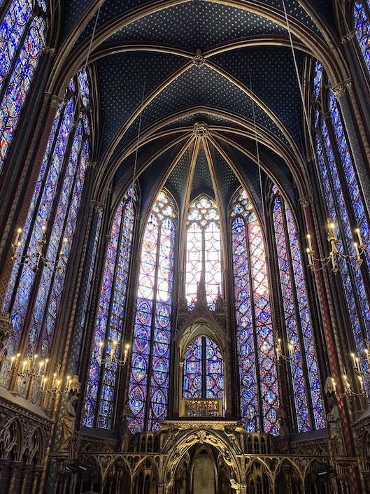 サント・シャペルの美しいステンドグラス