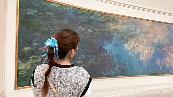 オランジュリー美術館にてモネの大作を鑑賞