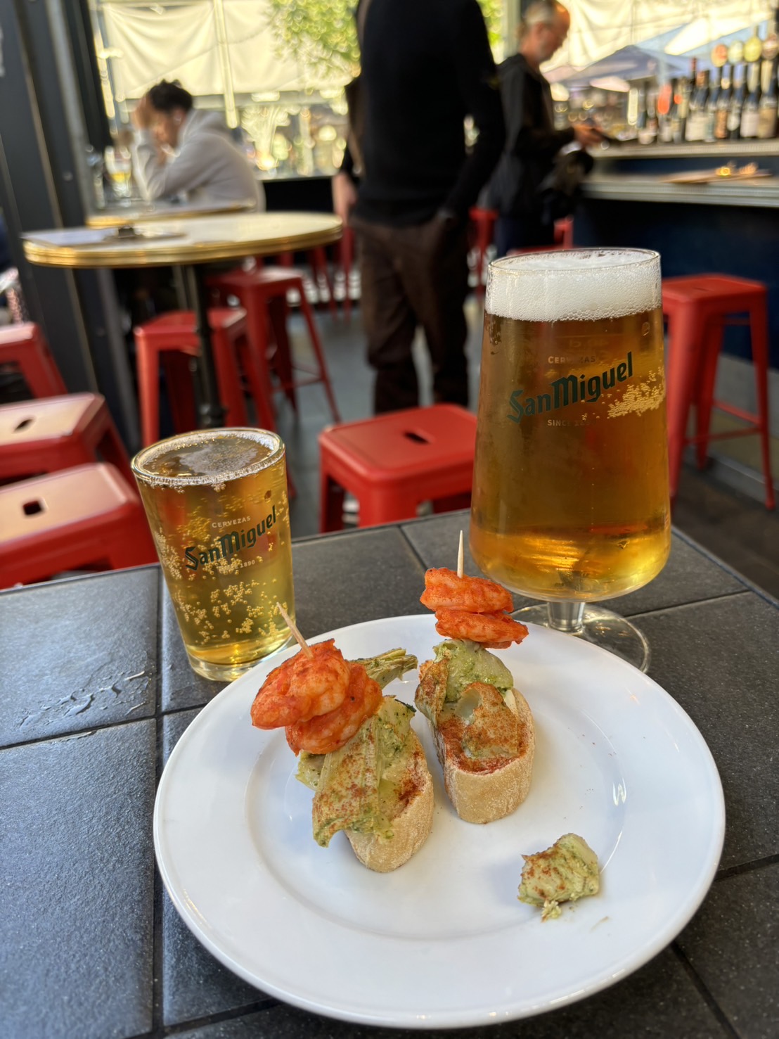 夕食に食べたピンチョス