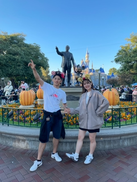 ディズニーランド・パークにて