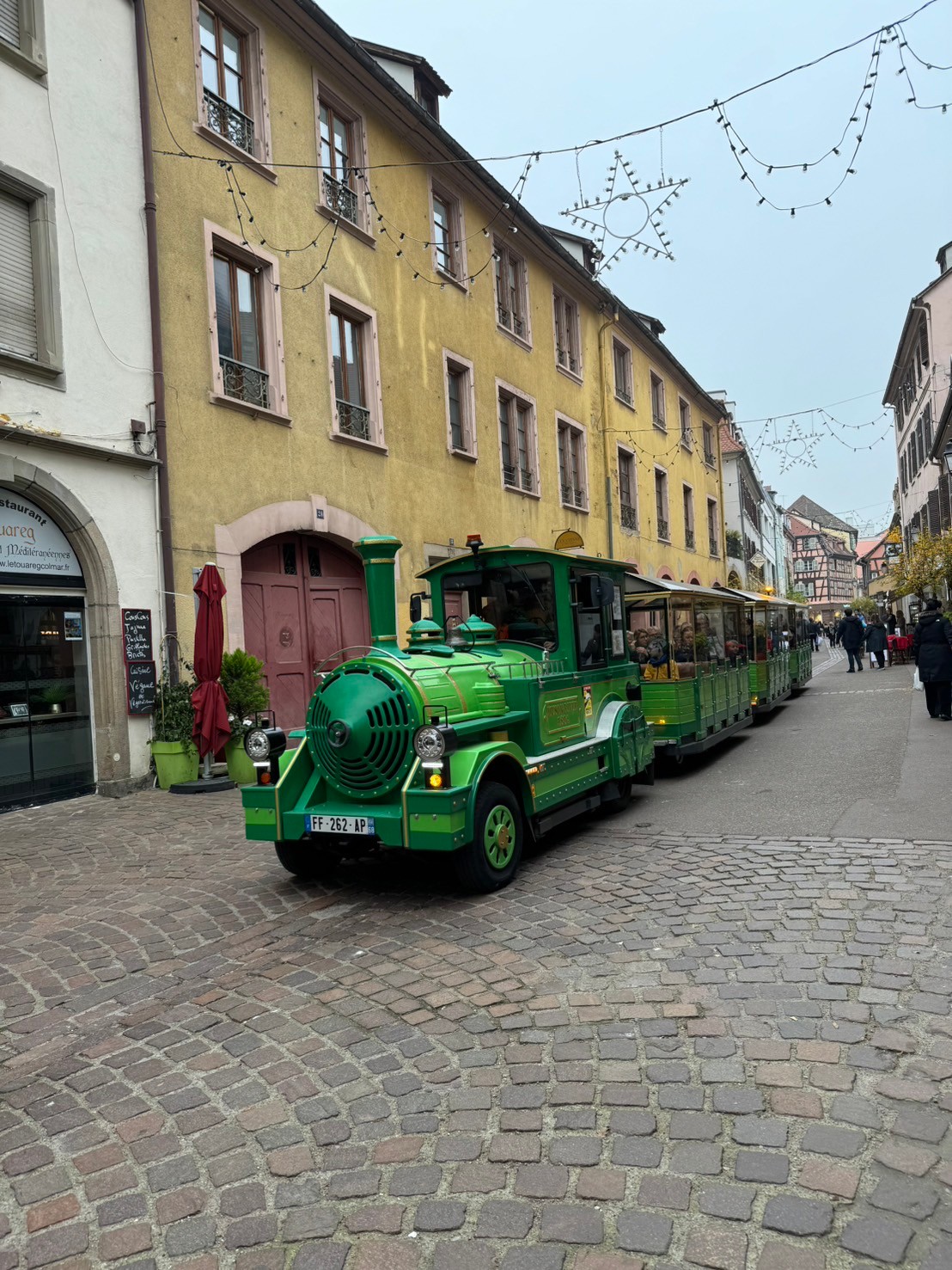コルマールには観光用の可愛いトラムが