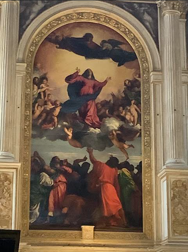 「聖母被昇天」の絵