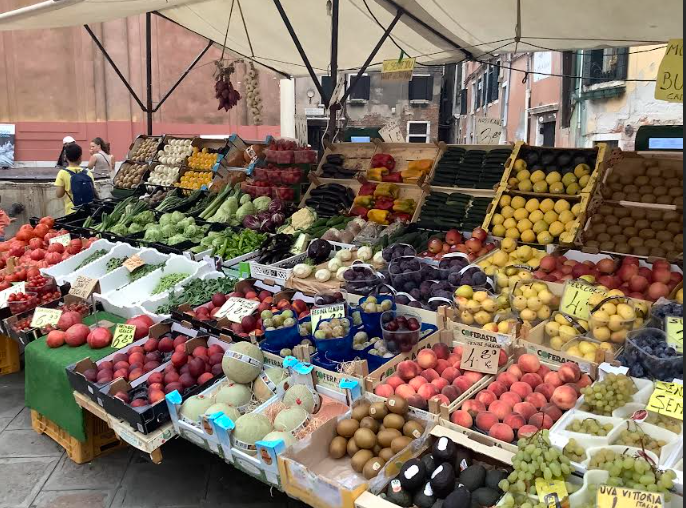 ベネチアの果物屋さん